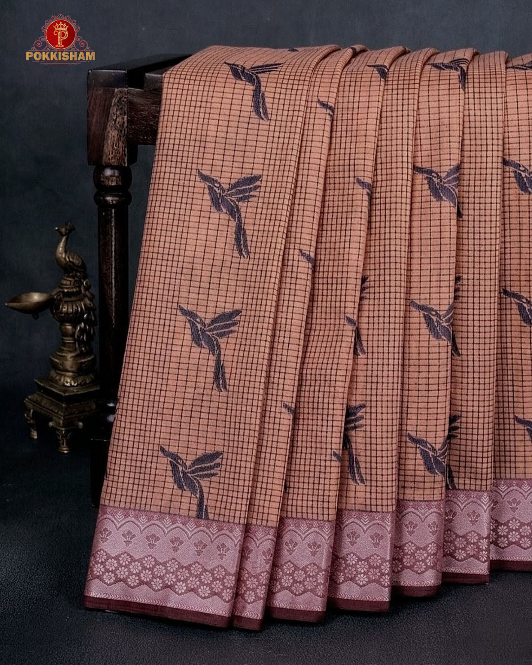 "The Professional 100% Cotton " or "Office & Daylong Comfort Sarees." - Biscuit   Colour
