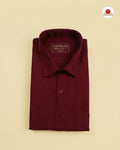 Premium Classic  Men's Cotton Shirt  -  D.Maroon