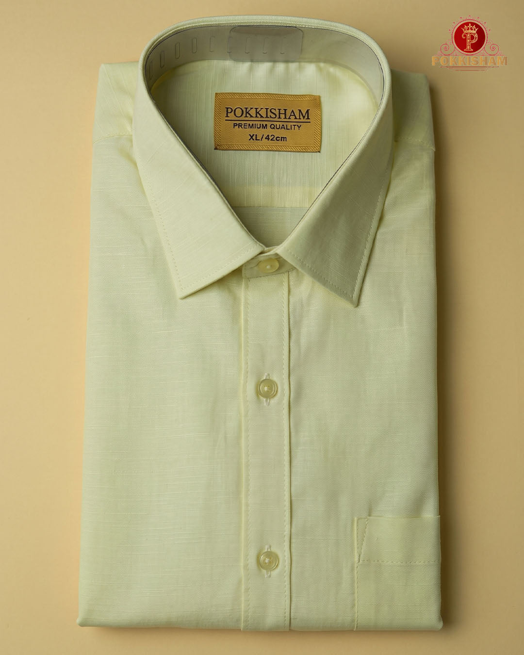 Premium Classic  Men's Cotton Shirt - Light Sandal
