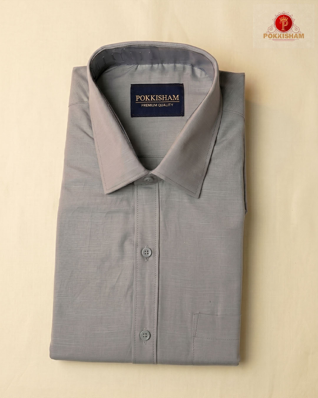 Premium Classic  Men's Cotton Shirt  - Grey