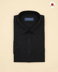 Premium Classic  Men's Cotton Shirt - Black