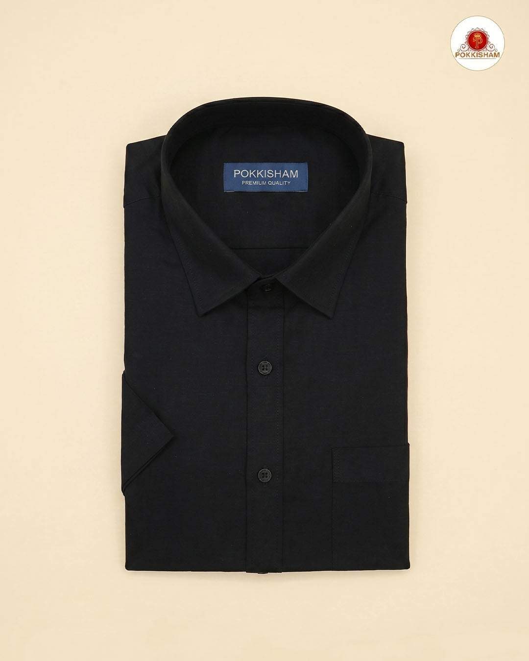 Premium Classic  Men's Cotton Shirt - Black