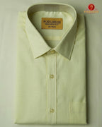 Premium Classic  Men's Cotton Shirt And Dhoti Set - Light Sandal