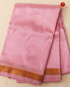 Art Silk Dhoti Set with Gold Zari -   Pink Rose