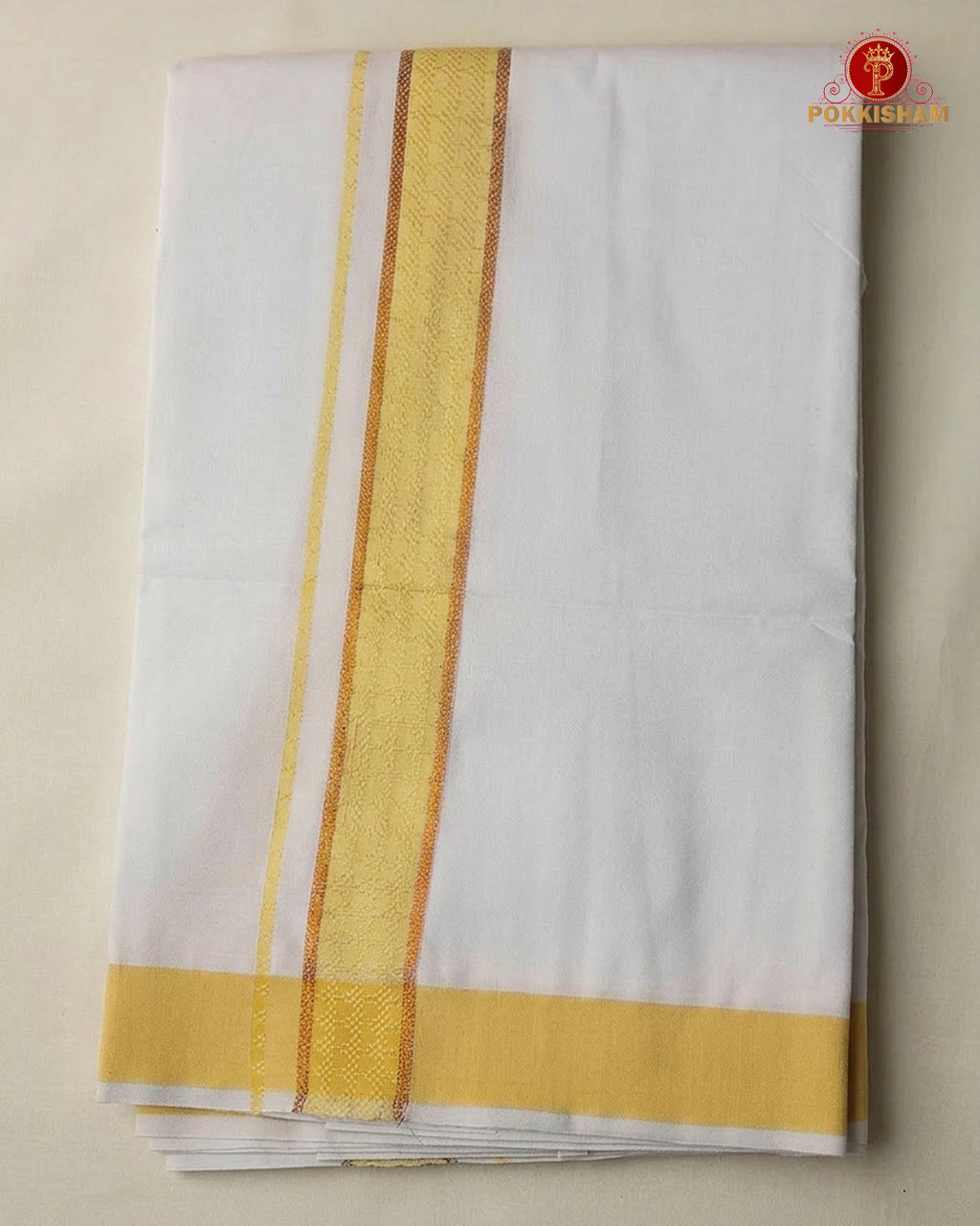 Premium Classic  Men's Cotton Shirt And Dhoti Set - Light Sandal