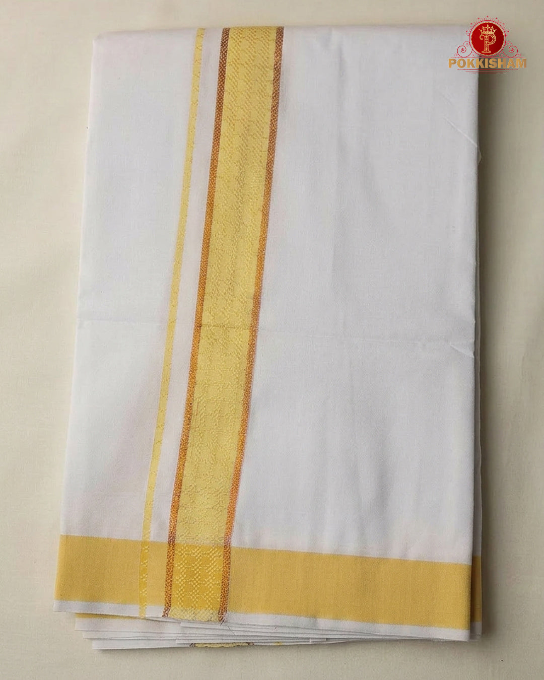 Premium Classic  Men's Cotton Shirt And Dhoti Set - Light Sandal