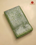 Premium Silk Couple Combo Set with Colour Zari - Green