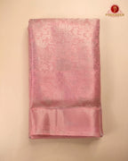 Premium Silk Couple Combo Set with Colour Zari - Pink Rose