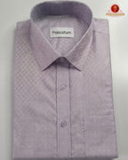 Laxury Wedding Embossed Men's Dhoti Set - Lavender