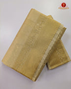 Laxury Wedding Embossed Men's Dhoti Set - Sandalwood