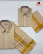 Tissue Emboss Gold Sheild Father & Son Combo