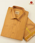 Art Silk Dhoti Set with Gold Zari -Gazel