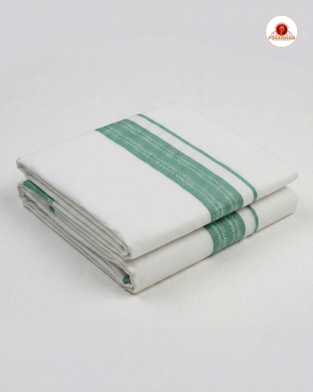Premium Classic  Men's Cotton Shirt And Dhoti Set - Green