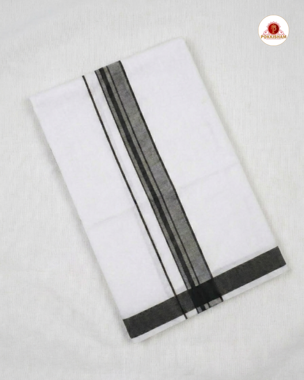 Premium Classic  Men's Cotton Shirt And Dhoti Set - Black