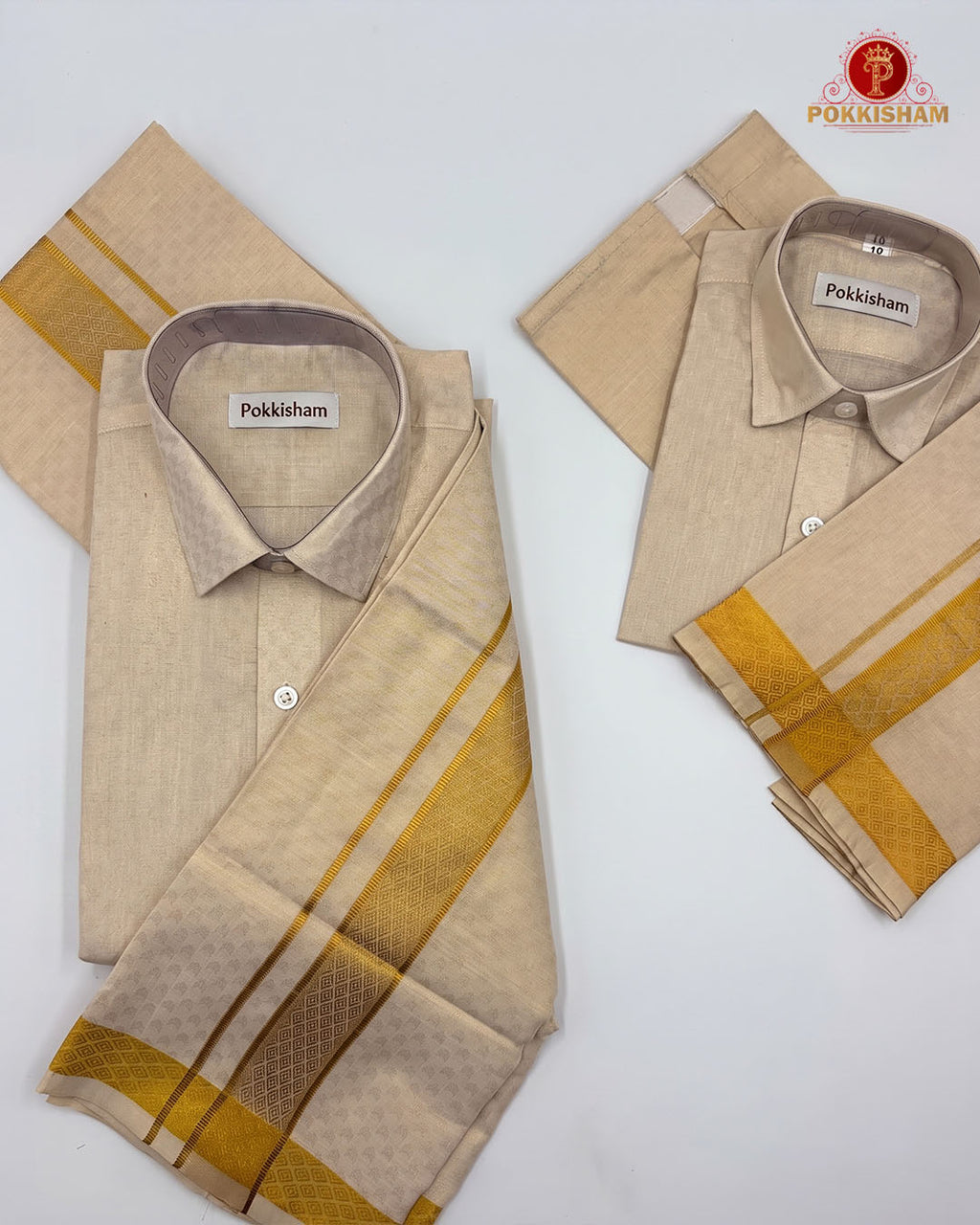 Tissue Emboss Gold Sheild Father & Son Combo