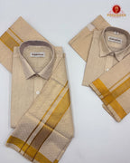 Tissue Emboss Gold Sheild Father & Son Combo