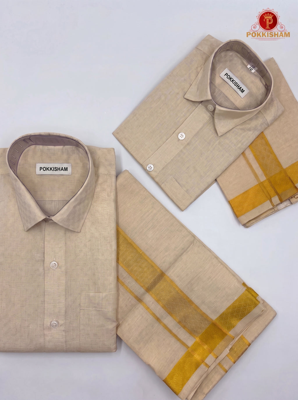 Tissue Emboss Gold Sheild Father & Son Combo
