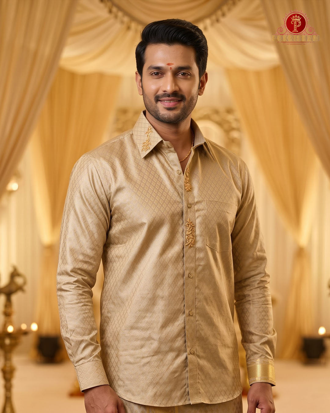 Aari Work Men's Shirt