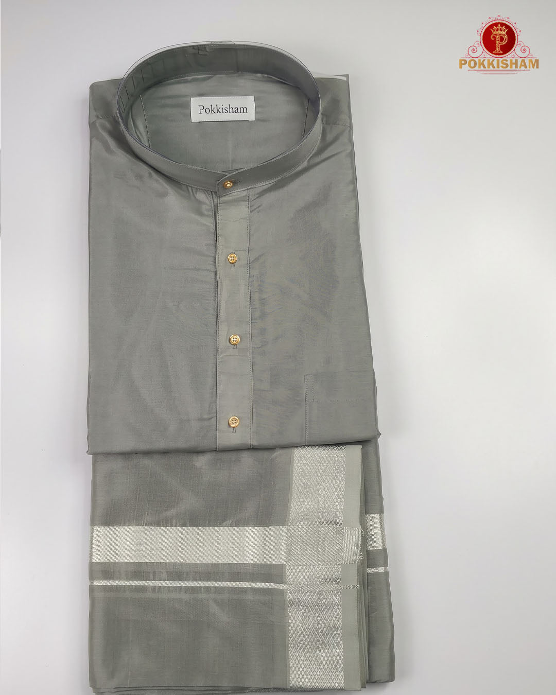 Premium Classic  Kurta Shirt - Grey