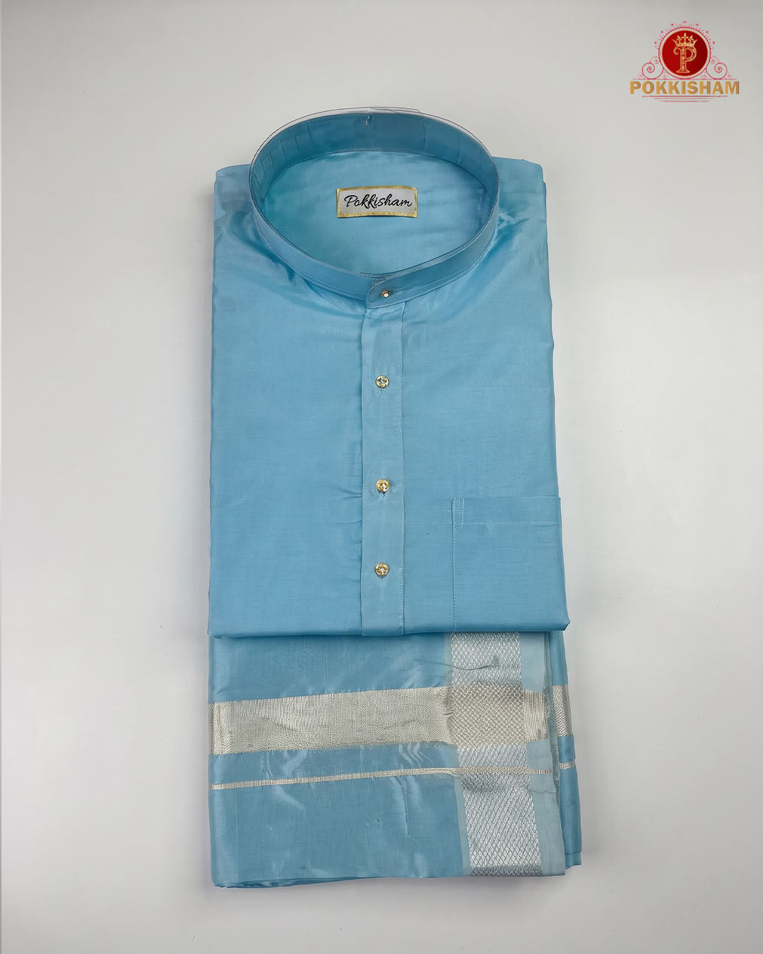 Premium Classic  Kurta Shirt - Sky Blue