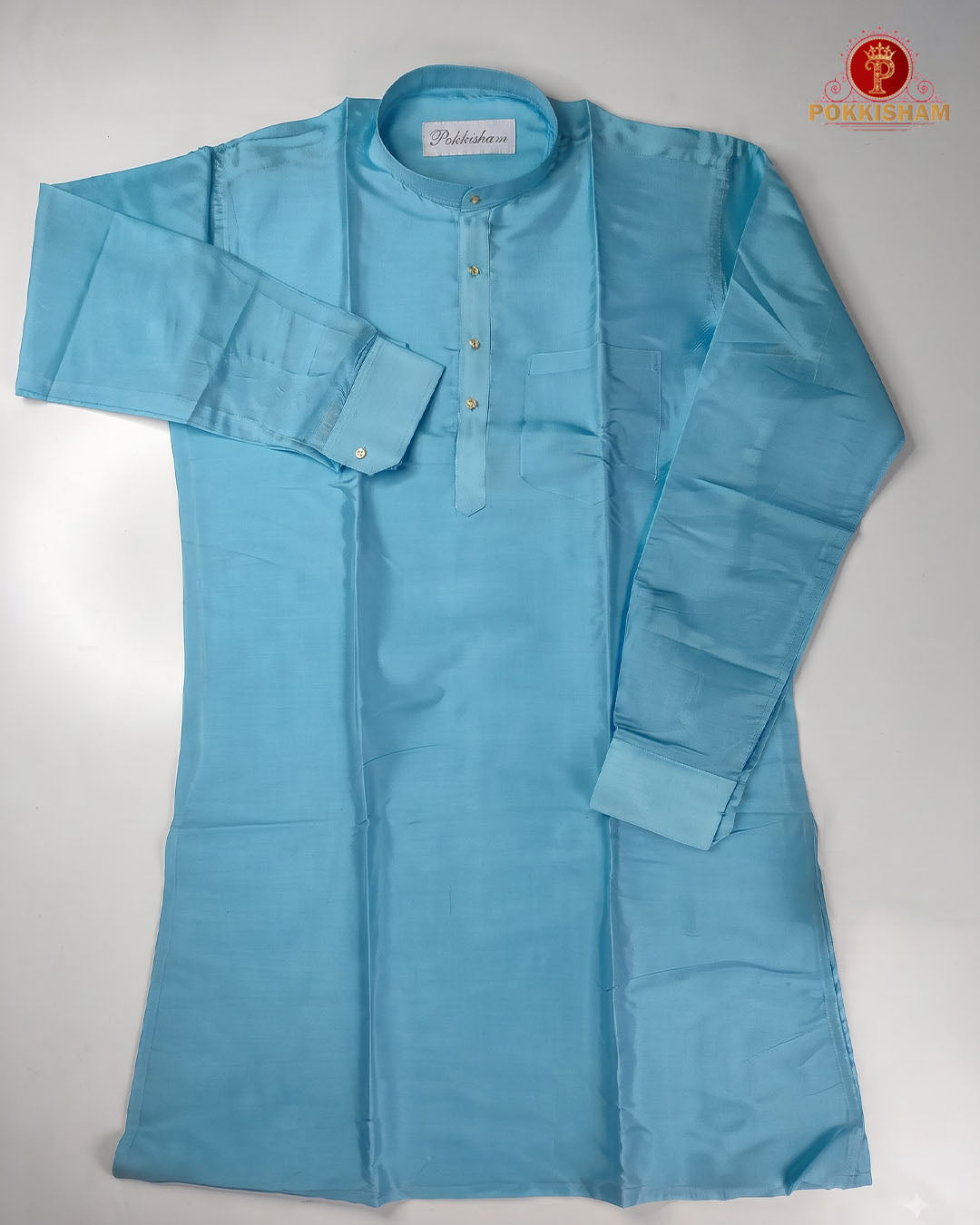 Premium Classic  Kurta Shirt - Sky Blue