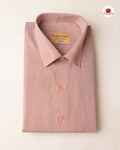 Classic Look  Royal Tissue  shirt  Only - Peach Biscut